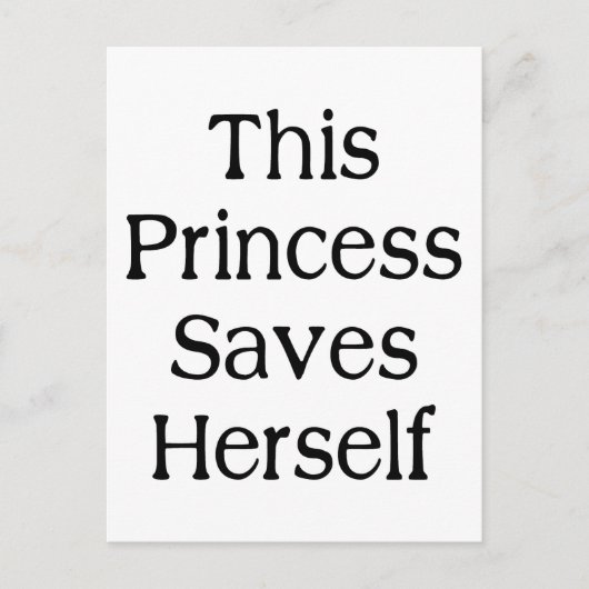Carte Postale Cette princesse Saves (Devant)