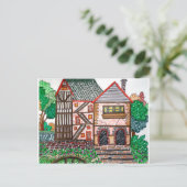 CARTE POSTALE CETTE VIEILLE MAISON (Debout devant)