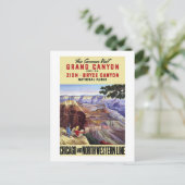 Carte Postale Cette Visite Été Du Grand Canyon (Debout devant)