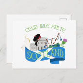 Carte Postale Ceud Mile Failte (Devant / Derrière)