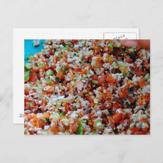 Carte postale Ceviche (Devant / Derrière)