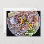 Carte Postale Ceviche - Fierté du Pérou (Devant / Derrière)
