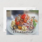 Carte Postale Ceviche péruvienne ! (Devant / Derrière)