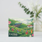 Carte Postale Ceylan Sri Lanka (Debout devant)