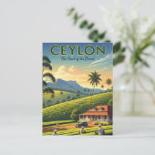 Carte Postale Ceylan Sri Lanka Travel (Debout devant)