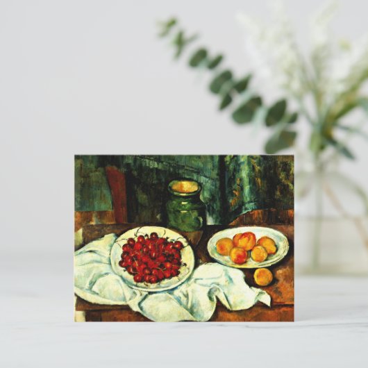 Carte Postale Cezanne - Cerises (Debout devant)