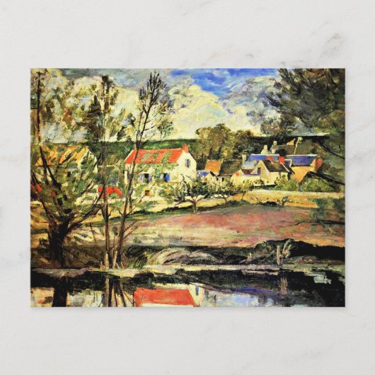 Carte Postale Cezanne - Dans la vallée de l'Oise, les beaux-arts (Devant)