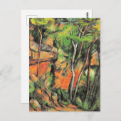 Carte Postale Cezanne - Dans le Parc du Château Noir (Devant / Derrière)