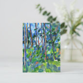 Carte Postale Cezanne - Dans les bois (Debout devant)