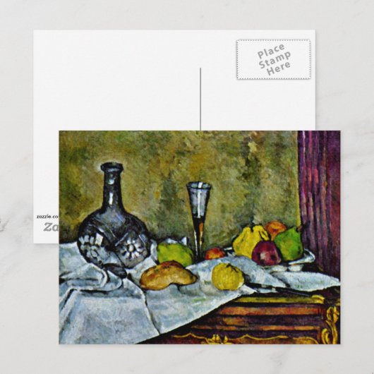 Carte Postale Cezanne - Dessert, (Devant / Derrière)