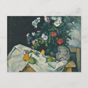 Carte Postale Cézanne Fleurs et Fruits de la Vie morte