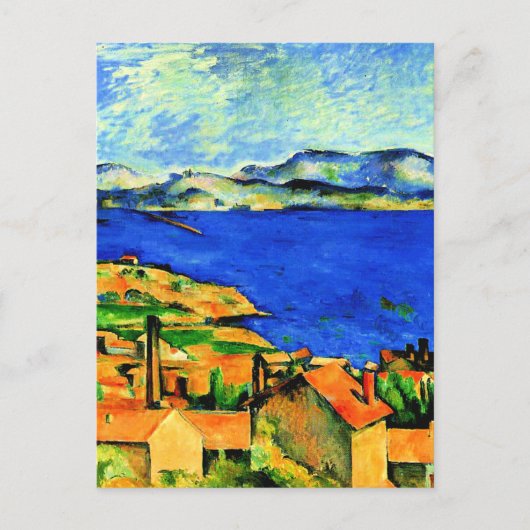 Carte Postale Cezanne - Golfe de Marseille, oeuvre d'art populai (Devant)