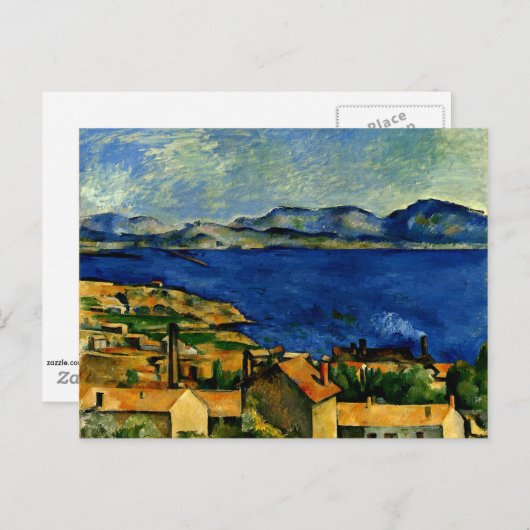 Carte Postale Cézanne - Golfe de Marseille vu de L'Estaque (Devant / Derrière)