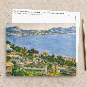 Carte Postale Cézanne - Golfe de Marseille vu depuis L'Estaque
