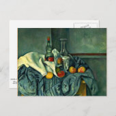 Carte Postale Cezanne - La bouteille de menthe poivrée (Devant / Derrière)