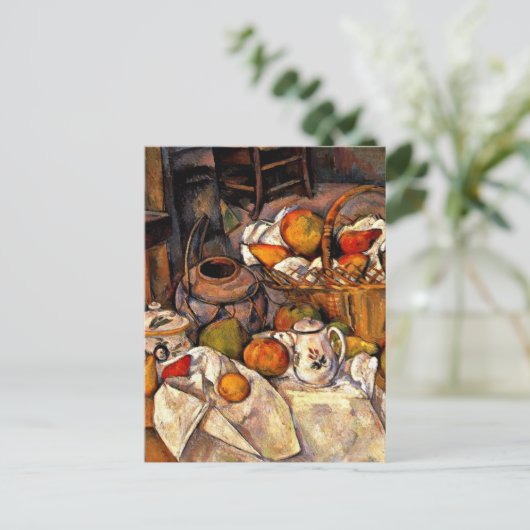 Carte Postale Cezanne - La Table De Cuisine (Debout devant)