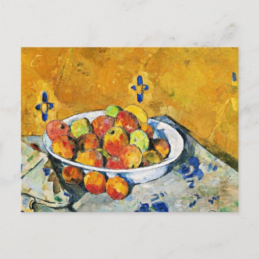 Carte Postale Cezanne - L'Assiette de Pommes (Devant)