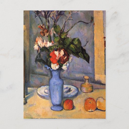 Carte Postale Cezanne - Le Vase Bleu (Devant)