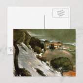 Carte Postale Cezanne - L'Estaque Fondre La Neige (Devant / Derrière)