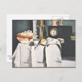 Carte Postale Cezanne - L'horloge noire (Devant / Derrière)