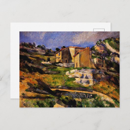 Carte Postale Cezanne - Maisons en Provence (Devant / Derrière)