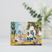 Carte Postale Cézanne - Pique-nique sur la Riverbank (Debout devant)