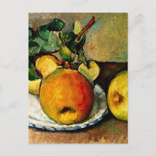 Carte Postale Cezanne - Vie morte avec pommes (Devant)