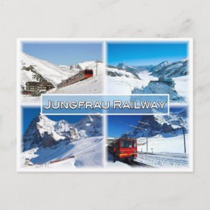 Carte Postale CH Suisse - Chemin de fer Jungfrau -