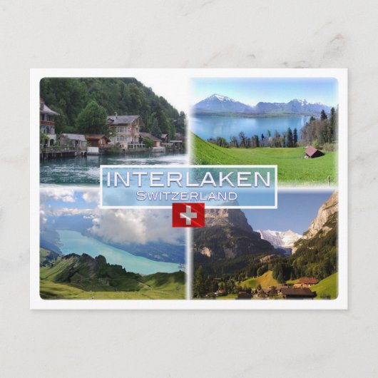 Carte Postale CH Suisse - Interlaken - Lac Thun - Thunerse (Devant)