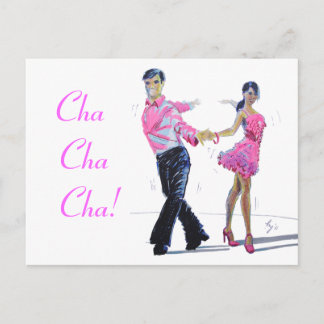 Carte Postale Cha Cha Cha Danse De La Salle De Bal
