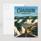 Carte Postale Chadron États-Unis (Devant / Derrière)