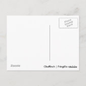 Carte Postale Chaffe (Dos)