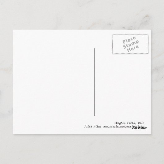 Carte Postale Chagrin Falls 1 (Dos)