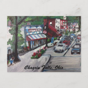 Carte Postale Chagrin Falls, Ohio Street Scene Painting Postcard