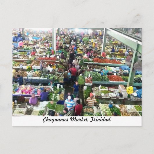 Carte Postale Chaguanas Market, Trinidad Postcard (Devant)