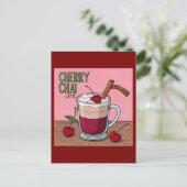 Carte Postale chai latte (Debout devant)