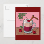Carte Postale chai latte (Devant / Derrière)