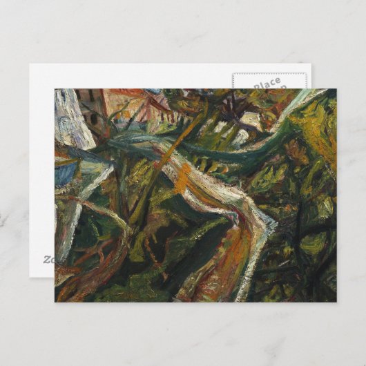 Carte Postale Chaim Soutine - Chemin de la Fontaine (Devant / Derrière)