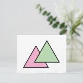 Carte Postale Chaîne à deux triangles (Debout devant)