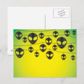 Carte Postale chaîne Alien (Devant / Derrière)