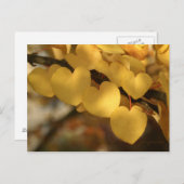 Carte Postale chaîne de coeurs (Devant / Derrière)