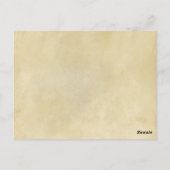 Carte Postale Chaîne de conservation des preuves jeu de rôle sur (Dos)