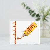 Carte Postale Chaîne de vélo lube Cycle Mécanique (Debout devant)