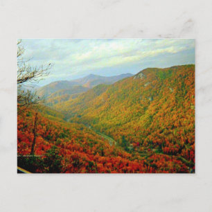 Carte Postale Chaîne des montagnes Blue Ridge de Caroline du Nor