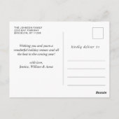 Carte Postale Chaîne d'or moderne Lumière PHOTO Noël (Dos)