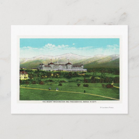 Carte Postale Chaîne Présidentielle en septembre (Devant)