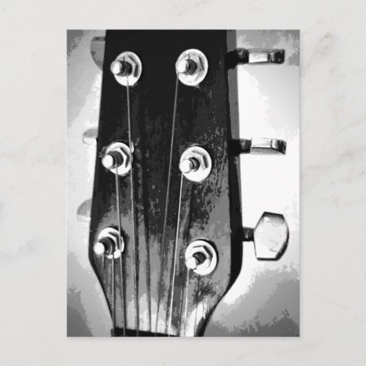 Carte Postale Chaînes de tête de guitare Fixer les poignets Arts (Devant)