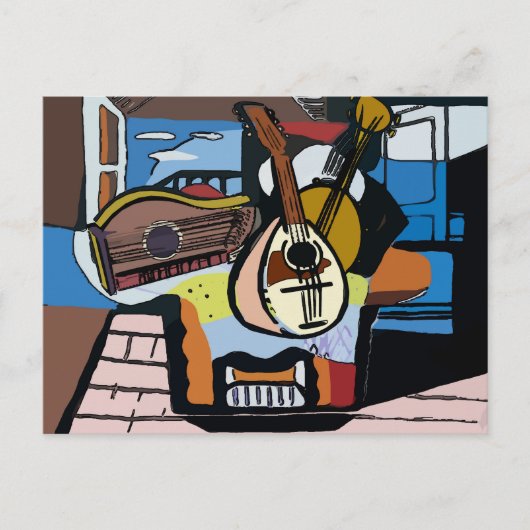 Carte Postale Chaînes Pablo Abstraites (Devant)