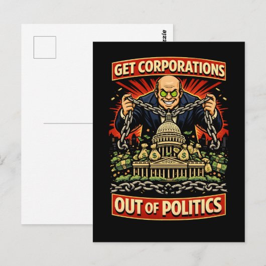 Carte Postale Chains of Influence (Devant / Derrière)