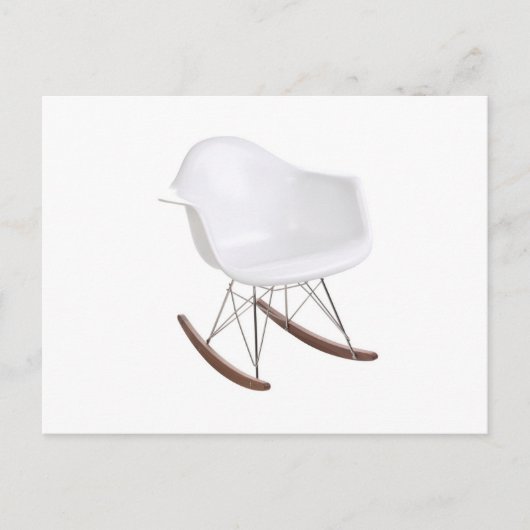 Carte Postale Chaise à roche Charles & Ray Eames Shell Eiffel (Devant)
